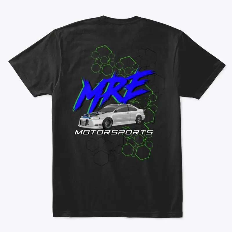 MRE 1100 Tee - Blue Logo